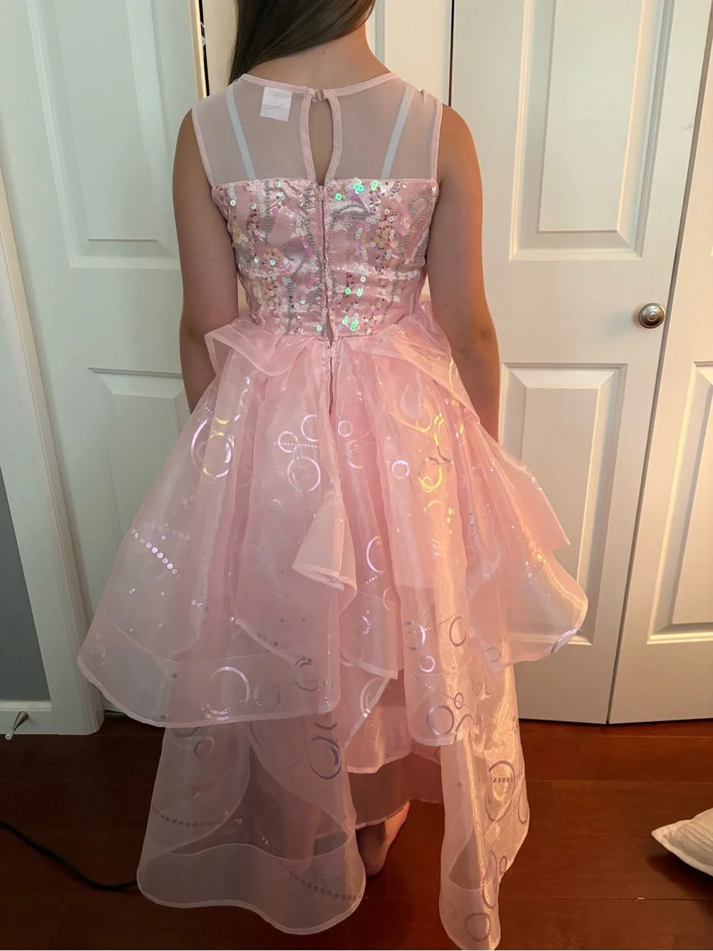 Spirit Pink Sequin Tulle Glinda Dress